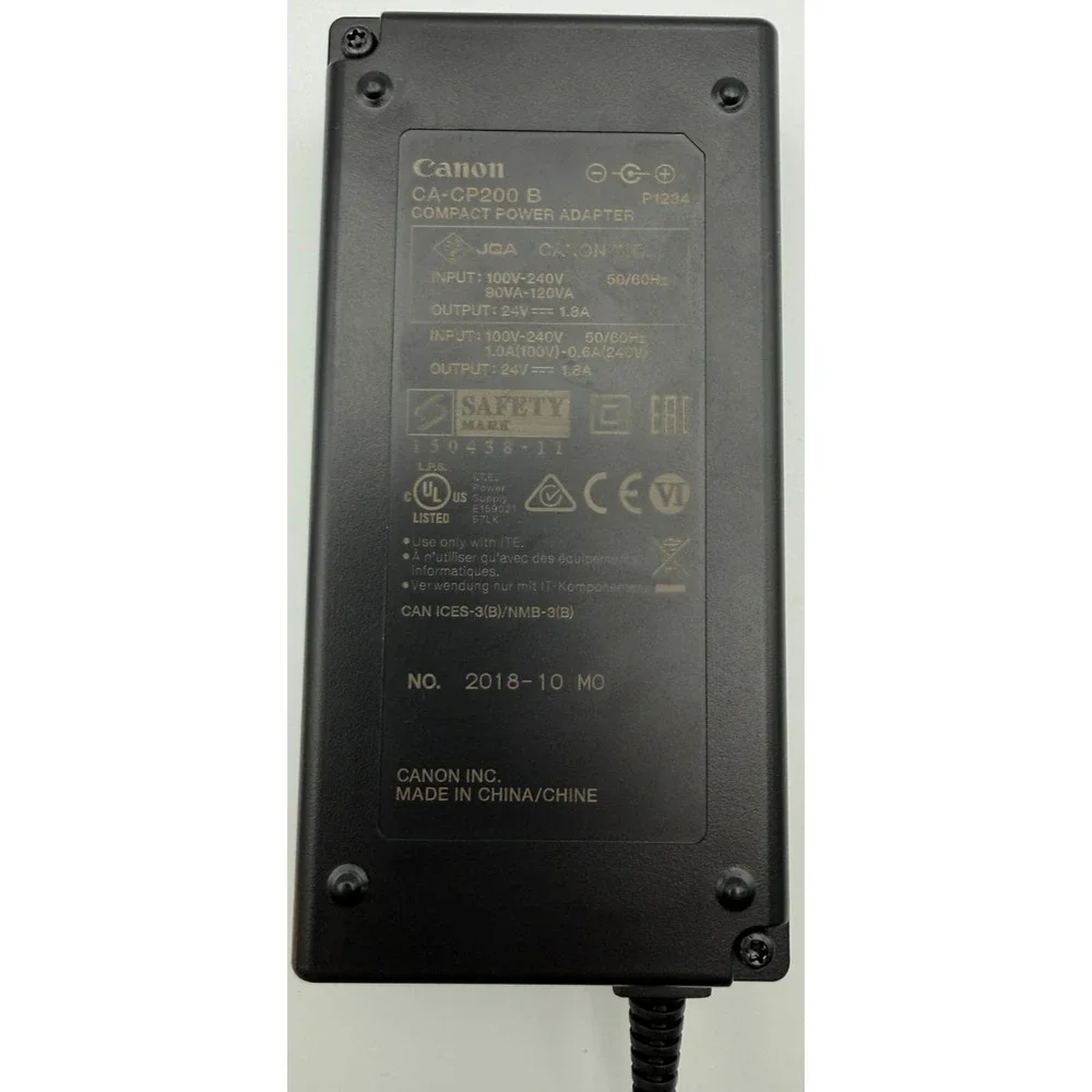 Genuine OEM Canon CA-CP200B Compact Power Adapter